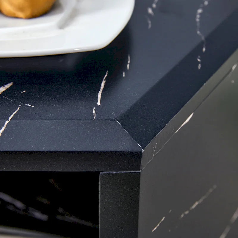 Tables basses hexagonales avec motifs minimalistes