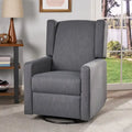 Fauteuil inclinable pivotant et coulissant avec dossier haut rembourré – Mécanisme à levier, pour Chambre d'enfant et Salon