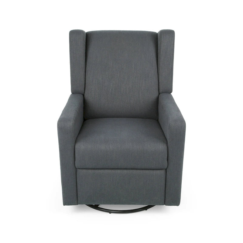 Fauteuil inclinable pivotant et coulissant avec dossier haut rembourré – Mécanisme à levier, pour Chambre d'enfant et Salon