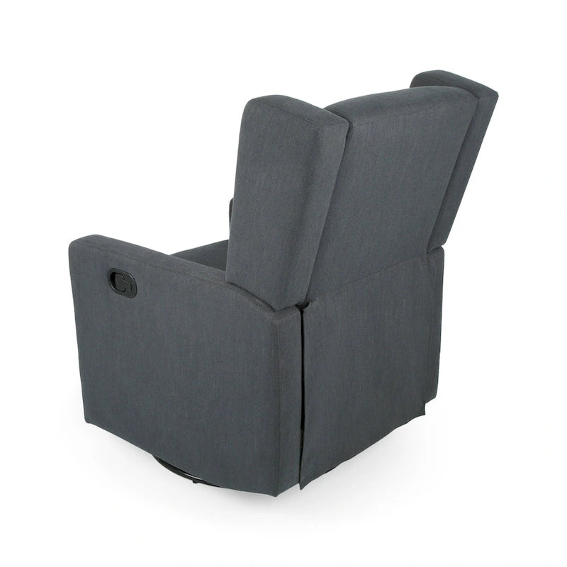 Fauteuil inclinable pivotant et coulissant avec dossier haut rembourré – Mécanisme à levier, pour Chambre d'enfant et Salon