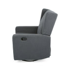 Fauteuil inclinable pivotant et coulissant avec dossier haut rembourré – Mécanisme à levier, pour Chambre d'enfant et Salon
