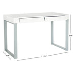 Bureau Dorene blanc/gris