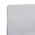 Chaise de salle à manger en acrylique transparent avec pieds chromés – Empilable, lot de 2 (80 cm H x 49,5 cm L)