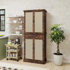 Meuble bas 4 portes 1 tiroir