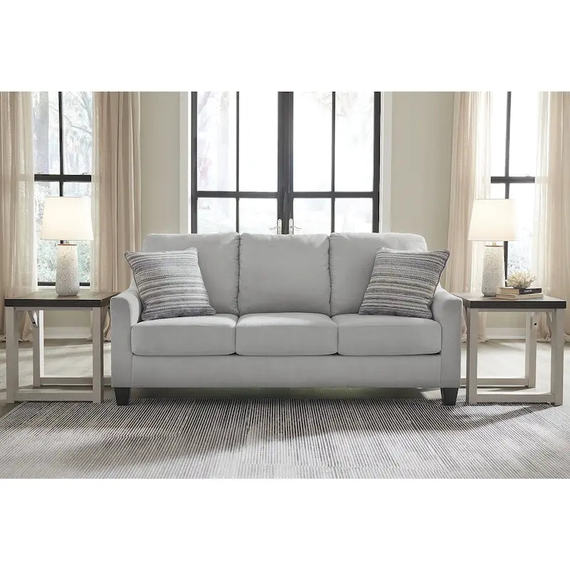 Canapé-lit Adlai gris clair Queen - 80L x 39P x 40H