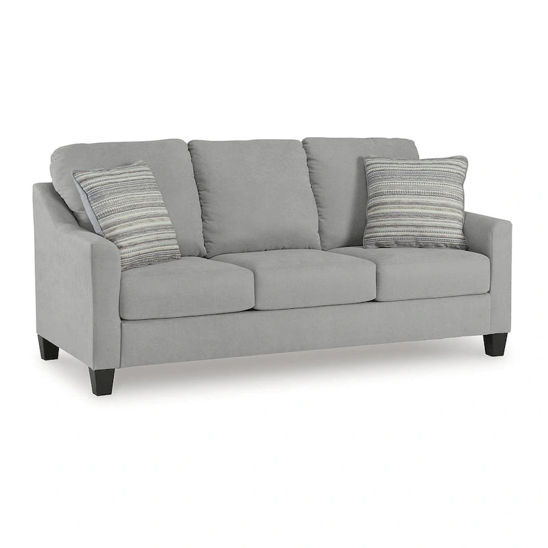 Canapé-lit Adlai gris clair Queen - 80L x 39P x 40H