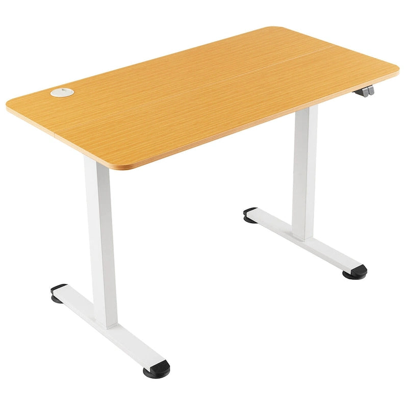 Bureau électrique réglable en hauteur – Plateau 112x61 cm, hauteur 71-115,5 cm, capacité 81,6 kg