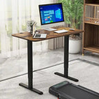Bureau électrique réglable en hauteur – Plateau 112x61 cm, hauteur 71-115,5 cm, capacité 81,6 kg