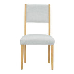 Ensemble de salle à manger de style ferme en bois extensible de 9 pièces avec 2 rallonges amovibles et 8 chaises rembourrées