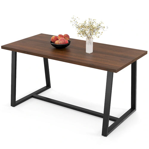 63 Grande table à manger pour 4 à 6 personnes avec métal robuste - Voir les détails