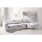 Canapé en velours gris anthracite Couture Nicholsen