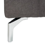 Canapé en velours gris anthracite Couture Nicholsen
