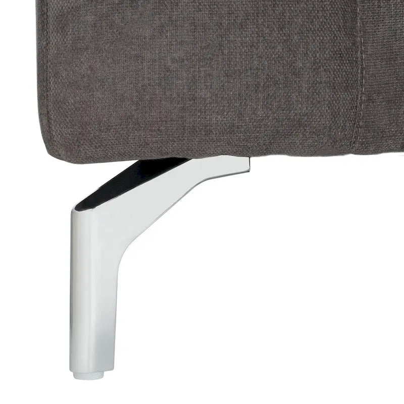 Canapé en velours gris anthracite Couture Nicholsen