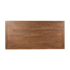 Table de salle à manger Selena 84 en bois de manguier couleur Terre d'ombre - 84Lx40Px30H