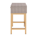 Table d'appoint à 1 tiroir Durham Faux Shagreen