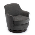 Fauteuil d'appoint pivotant en bois Rosedale