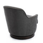 Fauteuil d'appoint pivotant en bois Rosedale
