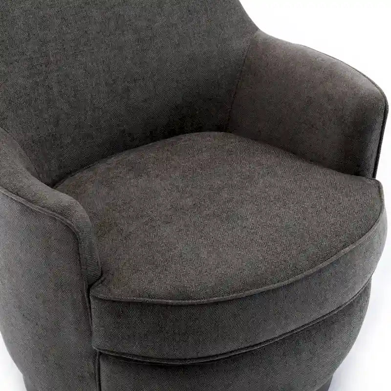Fauteuil d'appoint pivotant en bois Rosedale