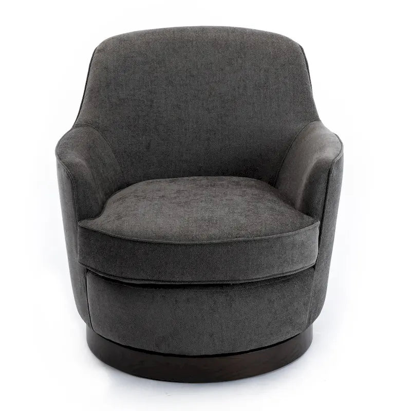 Fauteuil d'appoint pivotant en bois Rosedale