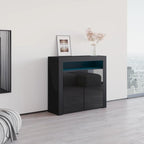Buffet Milano 107cm 2D laqué mat brillant