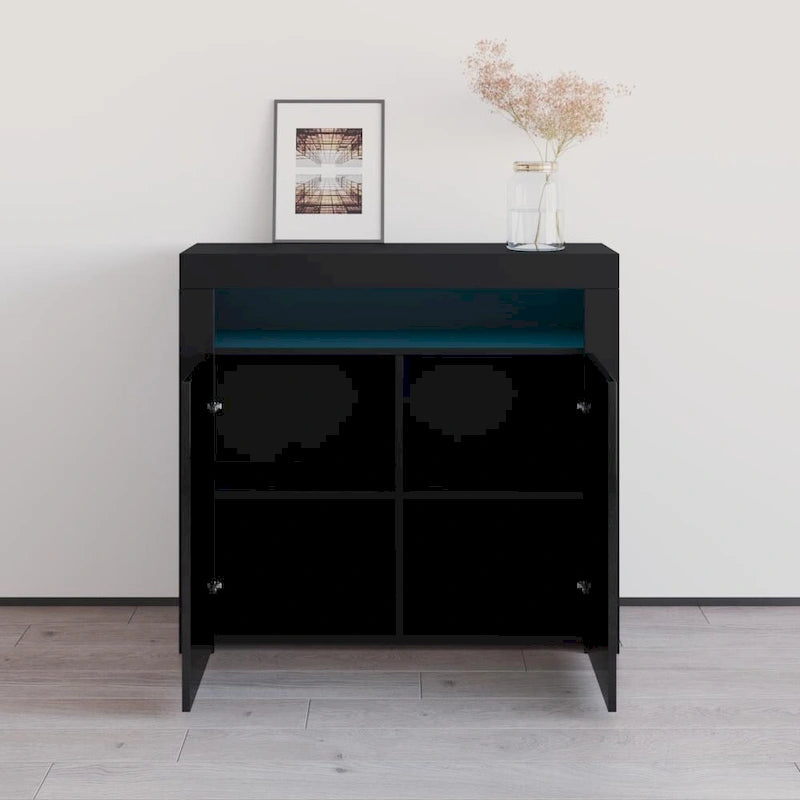 Buffet Milano 107cm 2D laqué mat brillant