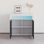 Buffet Milano 107cm 2D laqué mat brillant