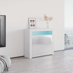 Buffet Milano 107cm 2D laqué mat brillant