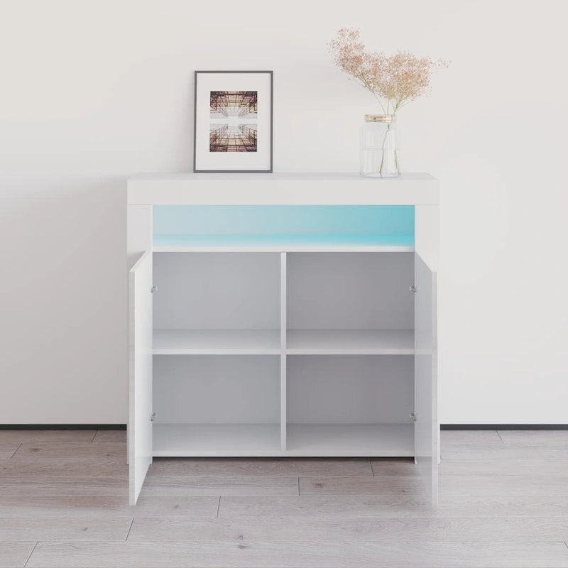 Buffet Milano 107cm 2D laqué mat brillant