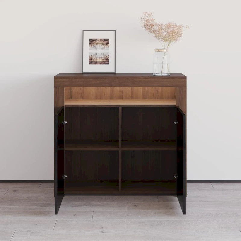 Buffet Milano 107cm 2D laqué mat brillant