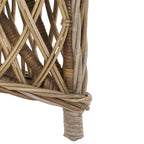 Fauteuil club en rotin Kubu naturel Spyrini – Tissage ouvert, intérieur/véranda (66 cm L x 68,5 cm P x 91,5 cm H)