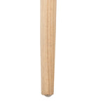 Chaise de salle à manger en rotin côtier avec structure en bois naturel – Lot de 2 (63,5 cm l. x 50,8 cm P x 88,9 cm H)
