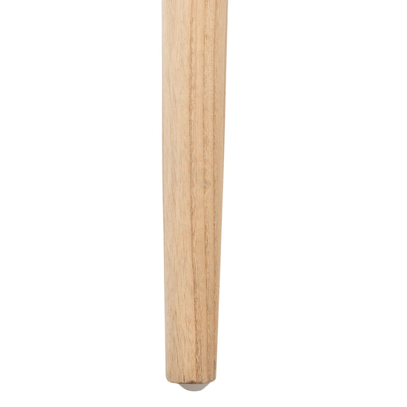 Chaise de salle à manger en rotin côtier avec structure en bois naturel – Lot de 2 (63,5 cm l. x 50,8 cm P x 88,9 cm H)