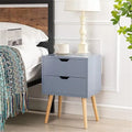 Tables de chevet avec tiroir de rangement (lot de 2)