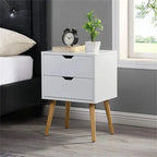 Tables de chevet avec tiroir de rangement (lot de 2)