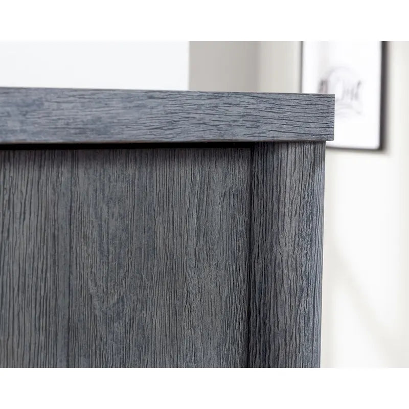 Armoire penderie Dover Edge avec tringle et tiroir – Finition Chêne Denim