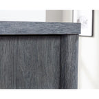 Armoire penderie Dover Edge avec tringle et tiroir – Finition Chêne Denim
