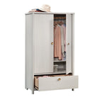 Armoire penderie Dover Edge avec tringle et tiroir – Finition Chêne Denim