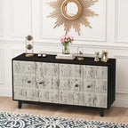 59.84 Buffet vintage 4 portes, buffet autoportant