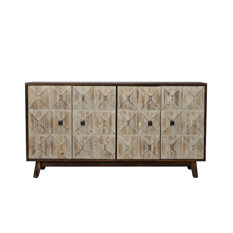 59.84 Buffet vintage 4 portes, buffet autoportant
