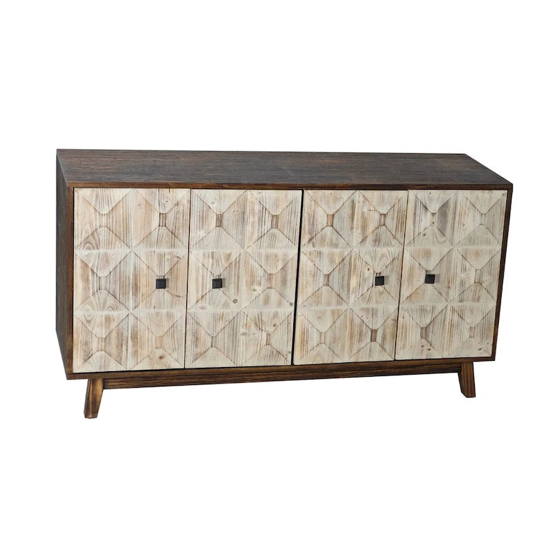 59.84 Buffet vintage 4 portes, buffet autoportant