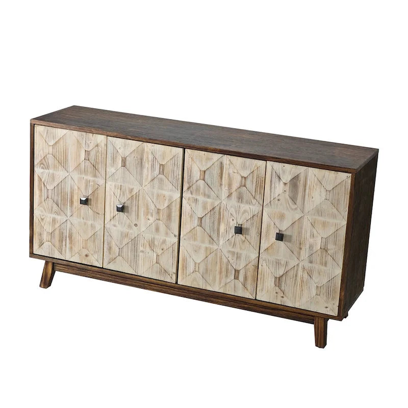 59.84 Buffet vintage 4 portes, buffet autoportant