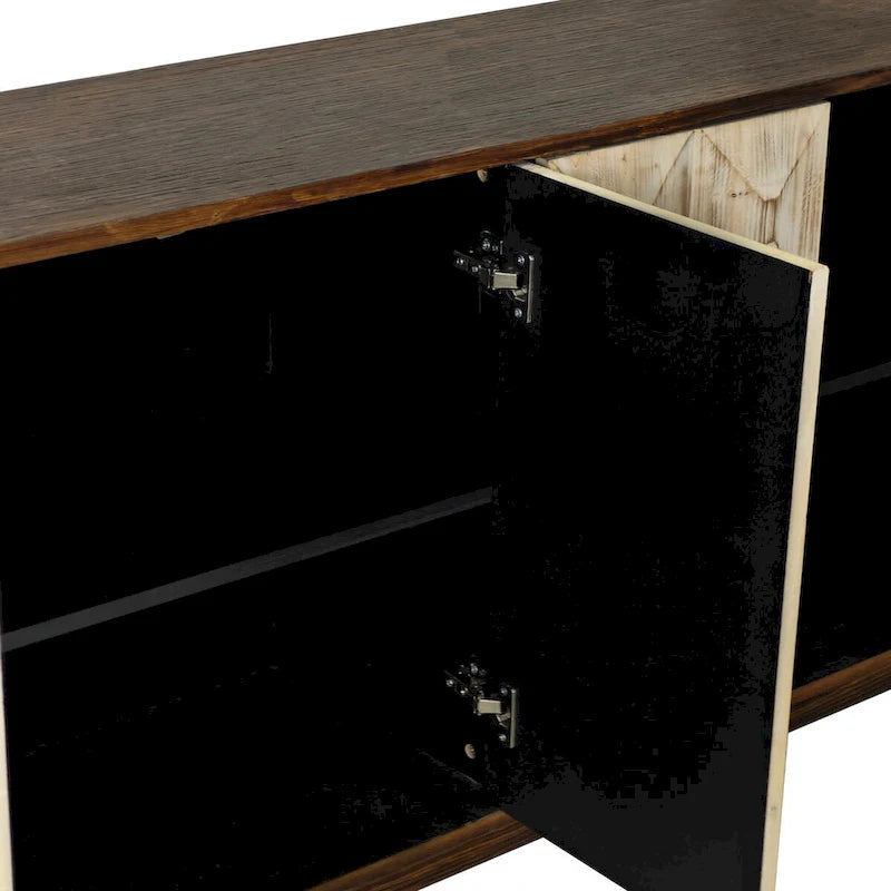 59.84 Buffet vintage 4 portes, buffet autoportant
