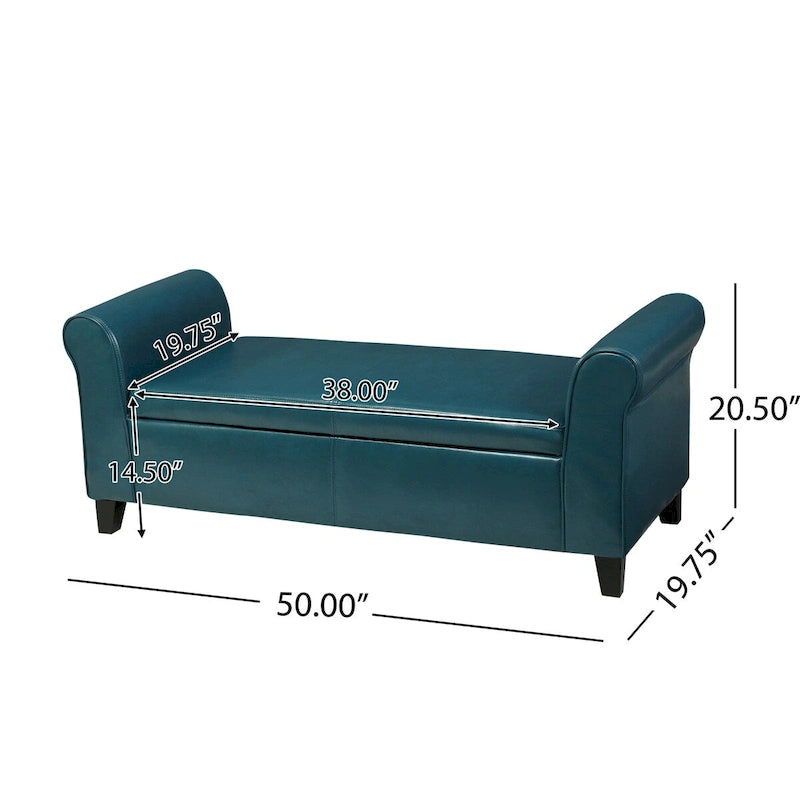 Banc de rangement moderne pour chevet, salon et entrée