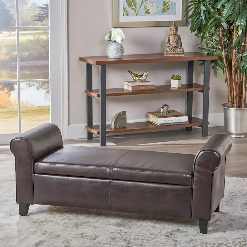 Banc de rangement moderne pour chevet, salon et entrée