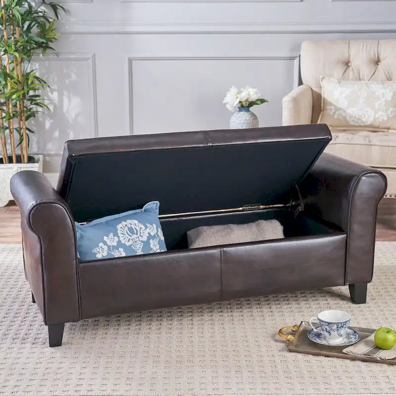 Banc de rangement moderne pour chevet, salon et entrée