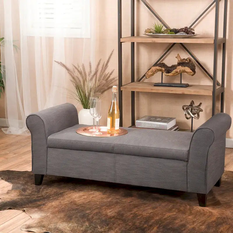 Banc de rangement moderne pour chevet, salon et entrée