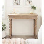 Console en bois sculpté Patresa de Kate and Laurel - 36x14x30