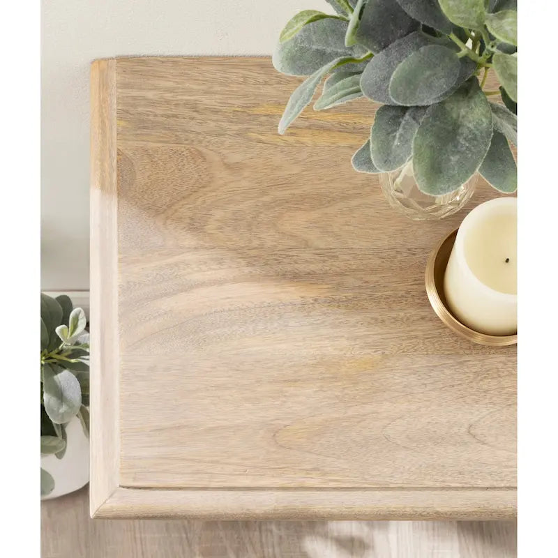 Console en bois sculpté Patresa de Kate and Laurel - 36x14x30