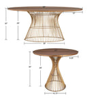 Table à manger ovale Mercer Bronze