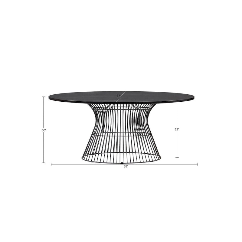 Table à manger ovale Mercer Bronze